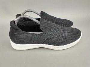 Clarks Cloudsteppers Washable Knit Slip-Ons Adella Stride Black 9.5 - Picture 1 of 8