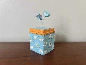Claire’s Trinket Box 2004 #6 Blue Orange Clouds Act like an Angel - Picture 1 of 4