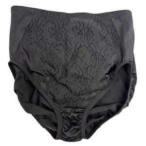 Vintage Maidenform Self Expressions Panties 2XL Nylon Lace Girdle High Cut Satin - Picture 1 of 12