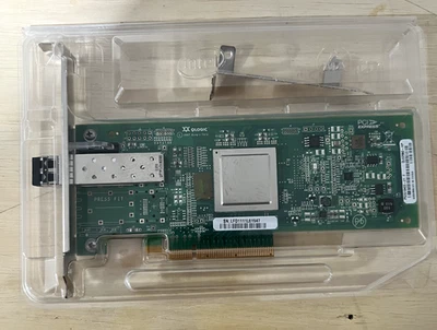 HP QLOGIC 8GB 1 PUERTO PCI-E 489190-001 584776-001 AK344-63002 (PERFIL BAJO) Foto 1 de 4