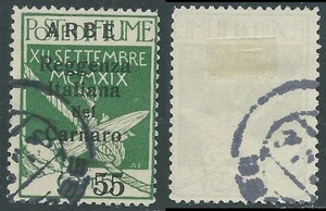 1920 ARBE USATO 55 SU 5 CENT CARATTERI PIU PICCOLI SASSONE 10 - US23-7 - Picture 1 of 1