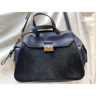Bolso Bandolera Kate Spade Azul Marino Pelo de Becerro Hombro Foto 1 de 4