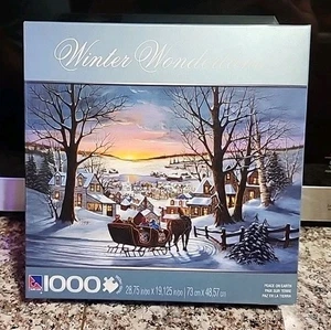 "Peace on Earth" 1000 Piece Jigsaw puzzle 29"x19" New! - Picture 1 of 2