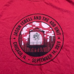 Jason Isbell Mens Medium Country Music Concert Tour Merch 400 Unit Band Shirt - Picture 1 of 5