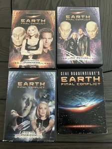 Earth: Final Conflict Seasons 1, 3, 4, 5 - DVD Sets Tested Watched - Picture 1 of 6