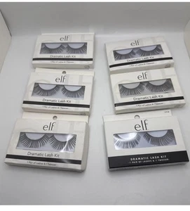 ELF Dramatic Lash Kit #1714 lashes and Tweezers 6 PACK FREE FAST SHIP ✅ - Picture 1 of 5