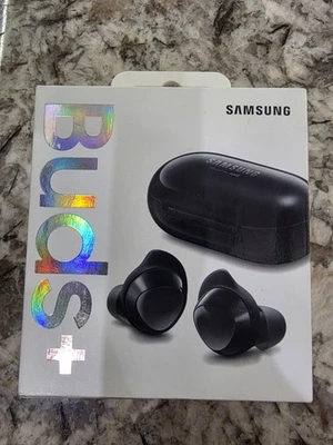 Samsung Galaxy Buds+ True Wireless Earbuds Bluetooth Headphones Black - Image 1 of 4