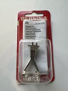 Piede applicato originale Bernina #23 vecchio stile 002 960 7200 - Foto 1 di 8