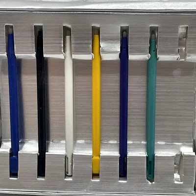 Conjunto de caneta Club Nintendo Rainbow - DS Lite 2007 item promocional incompleto - Imagem 1 de 4