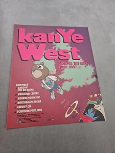 TPEEP304 MAGAZINE ADVERT 12X9" KANYE WEST - GLOW IN THE DARK TOUR 2007 - Picture 1 of 1