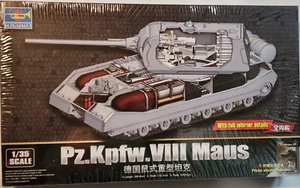 PZ. KPFW. VIII MAUS MODEL KIT WITH FULL INTERIOR DETAILS -1/35- TRUMPETER #09541 - Picture 1 of 14