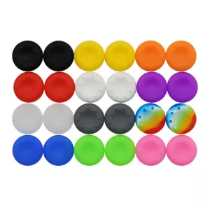 2X Silicone Thumb Stick Grip Joystick Cover For PS5 PS4 XBOX Series X/S One/360 - Picture 1 of 15