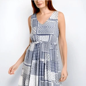 Johnny Was Rinit 100% Silk Maxi Dress Size Large ~ Boho ~ Waist Tie ~ MSRP $575 - Picture 1 of 4