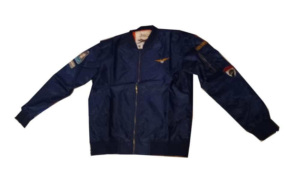 Camisa azul marino poliéster inspirada en el ejército de Estados Unidos Foto 1 de 1