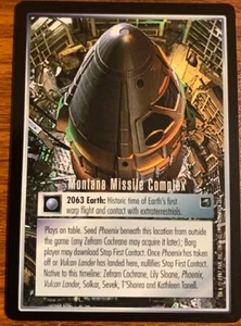 1997 Decipher Star Trek First Contact Montana Missile Complex Free Shipping - Picture 1 of 2