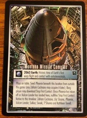 1997 Decipher Star Trek First Contact Montana Missile Complex Free Shipping - Image 1 of 2