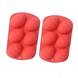 2 Pieces Easter Silicone Egg Mold Egg Shape Baking Mold Chocolate Candy Mold ... - Picture 1 of 7