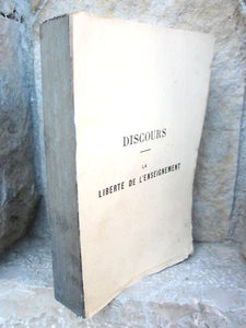 Discours:La liberté de l'enseignement, Charles Chesnelong 1910 pages non coupées - Imagen 1 de 7