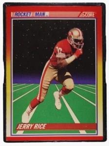1990 Score JERRY RICE "Rocket Man" #556 49ers - Picture 1 of 2