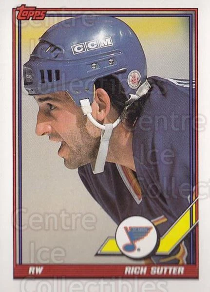 1991-92 Topps #143 Rich Sutter - Image 1 of 1