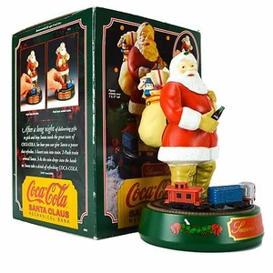 Banco Mecánico Coca-Cola Santa Claus Ertl Coca-Cola Navidad Modelo Tren 1ª Serie - Imagen 1 de 11