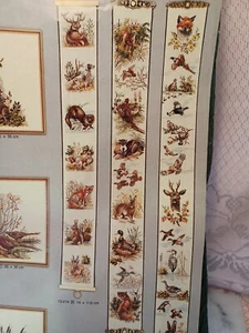 Rosenstand/Waever 'The Hunt 4' Bell Pull Cross Stitch 13-309. Vintage/Unused. - Picture 1 of 12
