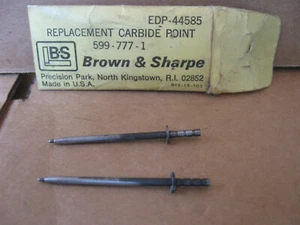 BRAUN & SCHARF 599-777 EINZIEHBARE ERSATZ-HARTMETALLSPITZEN X2 - Bild 1 von 3