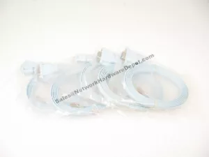 Cisco *LOT OF 2* Console Cable *NEW* RJ45 to DB9 Routers & Switches 72-3383-01 - Picture 1 of 2