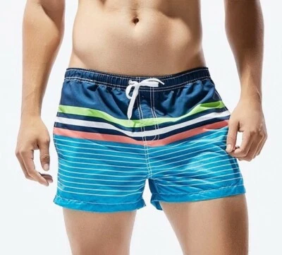 SEOBEAN Secado Rápido Hombre Pantalones Cortos Traje de Baño Playa Pantalones Forro Corto Talla S K0211 Foto 1 de 4