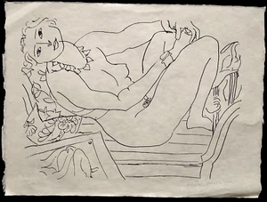 Henri Matisse Lithograph 1960 COA Signed Contract Hand Numbered - Picture 1 of 10