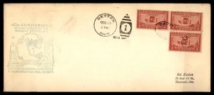 Mayfairstamps US 1943 Dayton Wright Bros Flight 40th Anniv Cover aar_81949 - Picture 1 of 2