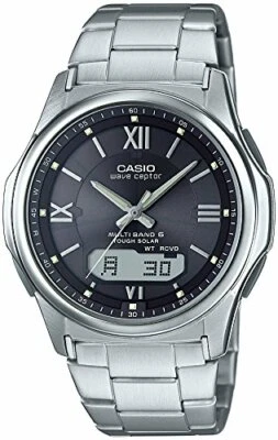 CASIO Wave Cepta WVA-M630D-1A4JF Multiband 6 Solare Radio Uomo Watch Nuovo Box - Immagine 1 di 4