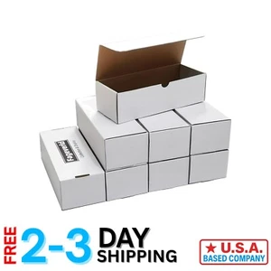 Top Loader Card Storage Box - 8 Pack, Holds 1200 Trading Cards, Durable & Sta... - Picture 1 of 7
