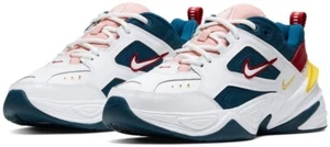 Nike M2K Tekno (Mens Size 8.5) Shoes AO3108 402 Blue Force Chrome Yellow - Picture 1 of 6