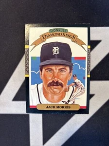 1987 Donruss Diamond Kings Jack Morris Detroit Tigers #13 - Picture 1 of 2