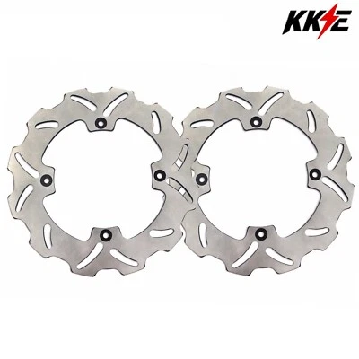 KKE Front Rear Brake Rotors Discs Disks for Kawasaki KX250F KX450F 2006-2014 - Image 1 of 4