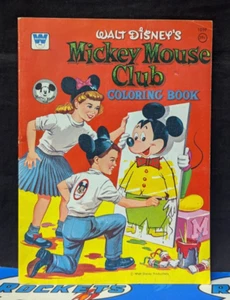 Libro para colorear Whitman 1957 - Walt Disney's Mickey Mouse Club (semicolor) - Imagen 1 de 6