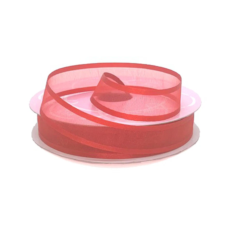 Red Arabesque Ribbon - 5/8in. x 25 Yards - 1 Spool (pm58arabesquered) - Image 1 of 1