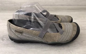 Keen Rivington 1012369 Women 8 Gray Leather Casual Slip-On Flat Mary Jane Shoes - Picture 1 of 6