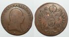 1 Münze 3 Kreuzer Bronze Österreich 1800