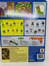 Vintage 1989 Teenage Mutant Ninja Turtles Rat King Cardback File Card