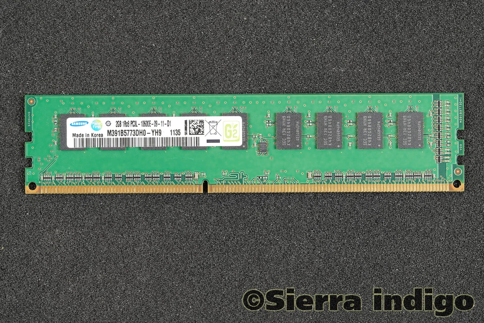 Samsung M391B5773DH0-YH9 PC3L-10600E-09-11-D1 2GB 1Rx8 Server Memory RAM - Photo 1/1
