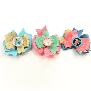 Girls Hair Bows Christian Clip-on CHURCH Bible Theme 3 NEW Colorful and Fun Lot - Picture 1 of 5