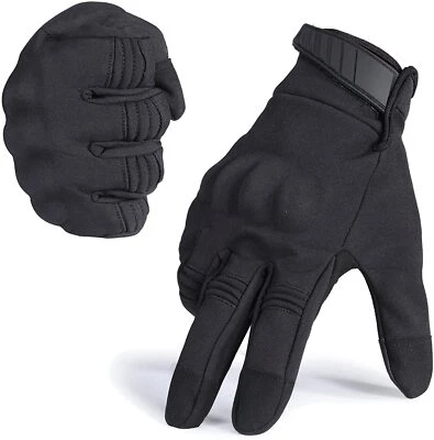 Guantes tácticos de tiro de airsoft pantalla táctil suaves acolchados palma dedos completos guantes Foto 1 de 4