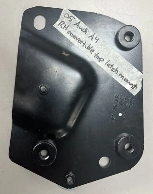 Audi A4 2002-2005 lado derecho/pasajero convertible techo pestillo base montaje Foto 1 de 2