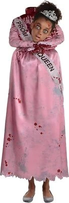 Prom Scream Zombie Girl Suit Yourself Fancy Dress Up Halloween Child Costume - Image 1 of 2