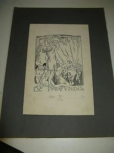  RARE DESSIN ORIGINAL Signé PIERRE FOSSEY 1920-30 "LE RIRE" HUMOUR EROTISME  - Picture 1 of 3