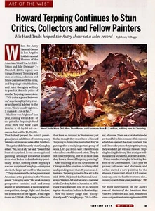 2009 HOWARD TERPNING Hard Trails mehr als Ponys Vintage Magazin Artikel - Bild 1 von 1