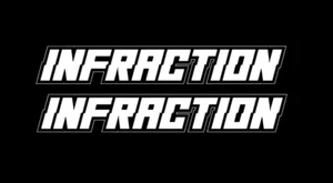 Arrma INFRACTION Decal DIE-CUT Sticker (2) Offroad RC Truck NEW CHROME - Picture 1 of 13