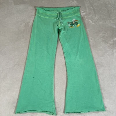 Pantalones deportivos Miami Hurricanes marca retro bóveda universitaria cordones verdes para mujer M Foto 1 de 4